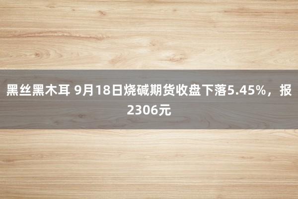 黑丝黑木耳 9月18日烧碱期货收盘下落5.45%，报2306元