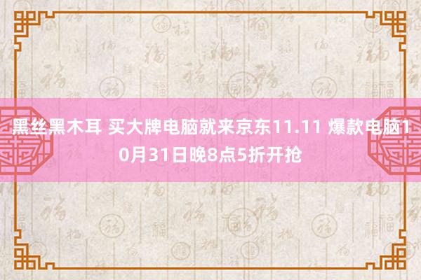 黑丝黑木耳 买大牌电脑就来京东11.11 爆款电脑10月31日晚8点5折开抢