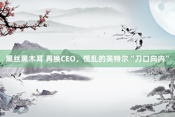 黑丝黑木耳 再换CEO，慌乱的英特尔“刀口向内”