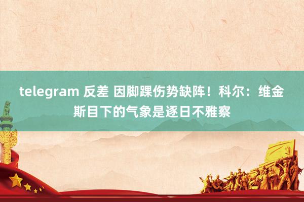 telegram 反差 因脚踝伤势缺阵！科尔：维金斯目下的气象是逐日不雅察