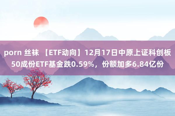 porn 丝袜 【ETF动向】12月17日中原上证科创板50成份ETF基金跌0.59%，份额加多6.84亿份