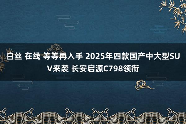 白丝 在线 等等再入手 2025年四款国产中大型SUV来袭 长安启源C798领衔