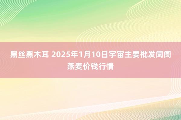 黑丝黑木耳 2025年1月10日宇宙主要批发阛阓燕麦价钱行情