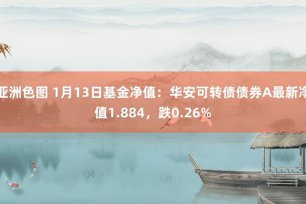 亚洲色图 1月13日基金净值：华安可转债债券A最新净值1.884，跌0.26%